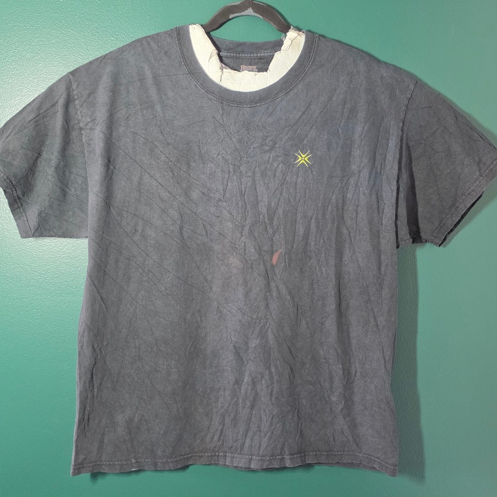 Hanes BB Kings Blues Club Graphic T-Shirt Mens XL Faded Black Vintage Style